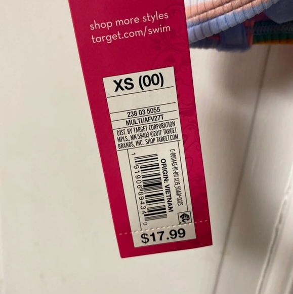 Womens Xhilaration Bikini Top Only Blue Size XS - Picture 4 of 5